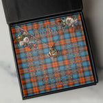 To My Beautiful Soulmate Necklace In Your Eyes I Have Found My Home Clan MacLachlan Ancient Tartan Crown Pendant Necklace