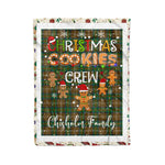 Personalized Gift Tartan Plaid Blanket Clan Chisholm Hunting With Christmas Cookie Baking Crew Christmas Gift Blanket, Plaid Blanket, Christmas Fleece Blanket, Christmas Blanket, Tartan Blanket, Scottish Blanket, Scotland Blanket, Family Name Blanket, Custom Blanket, Personalized Blanket