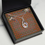 To My Beautiful Soulmate Necklace In Your Eyes I Have Found My Home Clan Bruce Tartan Rising Phoenix Necklace