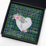 Gift For My Beautiful Girlfriend Necklace Valentine Necklace Clan Forsyth Ancient Tartan Cross Dancing Necklace Scottish Tartan Jewelry