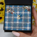 To My Beautiful Soulmate Necklace In Your Eyes I Have Found My Home Clan Muirhead Blue Tartan Wishbone Dancing Necklace