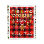 Personalized Gift Tartan Plaid Blanket Clan MacIntyre Modern With Christmas Cookie Baking Crew Christmas Gift Blanket, Plaid Blanket, Christmas Fleece Blanket, Christmas Blanket, Tartan Blanket, Scottish Blanket, Scotland Blanket, Family Name Blanket, Custom Blanket, Personalized Blanket