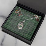 To My Beautiful Soulmate Necklace In Your Eyes I Have Found My Home Clan MacDonald Lord Of The Isles Tartan Rising Phoenix Necklace