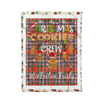 Personalized Gift Tartan Plaid Blanket Clan MacFarlane Ancient With Christmas Cookie Baking Crew Christmas Gift Blanket, Plaid Blanket, Christmas Fleece Blanket, Christmas Blanket, Tartan Blanket, Scottish Blanket, Scotland Blanket, Family Name Blanket, Custom Blanket, Personalized Blanket