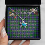 Sea Turtle Necklace To My Beautiful Soulmate Necklace In Your Eyes I Have Found My Home Clan Blair Tartan Blue Turtle Necklace, Valentine Necklace Gift for Girlfriend Clan Mitchell Ancient Tartan Sunflower Pendant Necklace, Scottish Tartan Jewelry, valentine necklace, necklace girlfriend, necklace for wife, cute necklaces for girlfriend, jewelry for girlfriend, to my soulmate necklace, to my future wife necklace
