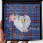 Gift For My Beautiful Girlfriend Necklace Valentine Necklace Clan Elliot Tartan Cross Dancing Necklace Scottish Tartan Jewelry