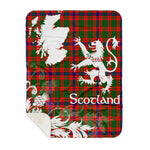 Sherpa Blanket - Tartan Blanket Thistle and Lion Scottish Clan Skene Plaid Blanket, plaid sherpa blanket queen,purple sherpa blanket,queen sherpa blanket,queen size sherpa blanket,red sherpa blanket,scottish tartan blankets,sherpa blanket,sherpa christmas blanket
