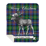 Scotstee Shop Plaid Tartan Blanket With Moose Clan Logan Ancient Plaid Blanket, plaid blanket australia,plaid blanket canada,plaid christmas blanket,plaid fleece sherpa blanket,plaid sherpa blanket canada,plaid sherpa blanket lipstick,plaid sherpa blanket pink,plaid sherpa blanket queen
