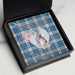 Rising Phoenix Necklace - Valentine Necklace Clan Strathclyde Tartan Gift for Girlfriend, Gift for My Wife Rising Phoenix Necklace