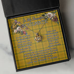 To My Beautiful Soulmate Necklace In Your Eyes I Have Found My Home Clan Houston Tartan Crown Pendant Necklace
