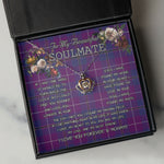 To My Beautiful Soulmate Necklace In Your Eyes I Have Found My Home Clan Pride Of Scotland Tartan Crown Pendant Necklace