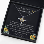 Cross Dancing Necklace - To My Future Mother In Law, Wedding For Her Mother's Gift Necklace
