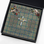 To My Beautiful Soulmate Necklace In Your Eyes I Have Found My Home Clan Balfour Tartan Cross Dancing Necklace