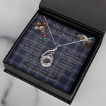 To My Beautiful Soulmate Necklace In Your Eyes I Have Found My Home Clan Nevoy Tartan Rising Phoenix Necklace
