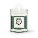 Soy Wax Candle - Buffalo Plaid Candle Clan Crest Badge Cranstoun Tartan Plaid Soy Wax Candle, oil candle, candle handmade, wax candle, soy wax, nature wax, natural soy wax, natural soy candles, natural candle
