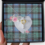 Gift For My Beautiful Girlfriend Necklace Valentine Necklace Clan Mitchell Ancient Tartan Cross Dancing Necklace Scottish Tartan Jewelry