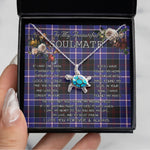 Sea Turtle Necklace To My Beautiful Soulmate Necklace In Your Eyes I Have Found My Home Clan Dunlop Modern Tartan Blue Turtle Necklace, Valentine Necklace Gift for Girlfriend Clan Mitchell Ancient Tartan Sunflower Pendant Necklace, Scottish Tartan Jewelry, valentine necklace, necklace girlfriend, necklace for wife, cute necklaces for girlfriend, jewelry for girlfriend, to my soulmate necklace, to my future wife necklace