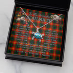 Sea Turtle Necklace To My Beautiful Soulmate Necklace In Your Eyes I Have Found My Home Clan Douglas of Roxburgh Tartan Blue Turtle Necklace