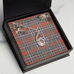 To My Beautiful Soulmate Necklace In Your Eyes I Have Found My Home Clan MacFarlane Ancient Tartan Rising Phoenix Necklace
