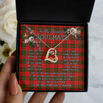 To My Beautiful Soulmate Necklace In Your Eyes I Have Found My Home Clan Cairns Tartan Forever Love Necklace
