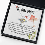Cross Dancing Necklace - Mom Necklace, Gift Necklace For Mom Always Love You, Mother Neckalce