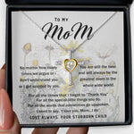 To My Mom Necklace Greatest Mom Mother's Day Gift Necklace, Mother's Day Cross Necklace