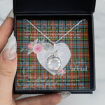 Rising Phoenix Necklace - Valentine Necklace Clan Caledonia Tartan Gift for Girlfriend, Gift for My Wife Rising Phoenix Necklace