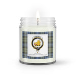 Soy Wax Candle - Buffalo Plaid Candle Clan Crest Badge Campbell Faded Tartan Plaid Soy Wax Candle, oil candle, candle handmade, wax candle, soy wax, nature wax, natural soy wax, natural soy candles, natural candle