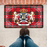 Doormat - Welcome Mat Scottish Drummond Modern Tartan Door Mat, Plaid Doormat