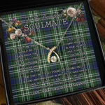 To My Beautiful Soulmate Necklace In Your Eyes I Have Found My Home Clan Blyth Tweeside District Tartan Wishbone Dancing Necklace
