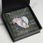 Rising Phoenix Necklace - Valentine Necklace Clan Dawson Tartan Gift for Girlfriend, Gift for My Wife Rising Phoenix Necklace