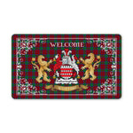 Doormat - Tartan Door Mat The Family Fotheringham Welcome Mat, Plaid Doormat Scottish