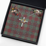 To My Beautiful Soulmate Necklace In Your Eyes I Have Found My Home Clan MacGregor Hunting Ancient Tartan Cross Dancing Necklace