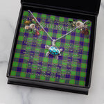 Sea Turtle Necklace To My Beautiful Soulmate Necklace In Your Eyes I Have Found My Home Clan Dalrymple Tartan Blue Turtle Necklace