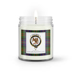 Soy Wax Candle - Buffalo Plaid Candle Clan Crest Badge Chalmers Tartan Plaid Soy Wax Candle, oil candle, candle handmade, wax candle, soy wax, nature wax, natural soy wax, natural soy candles, natural candle