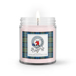 Soy Wax Candle - Buffalo Plaid Candle Clan Badge Colquhoun Ancient Tartan Plaid Soy Wax Candle, oil candle, candle handmade, wax candle, soy wax, nature wax, natural soy wax, natural soy candles, natural candle