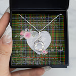 Rising Phoenix Necklace - Valentine Necklace Clan Walkinshaw Tartan Gift for Girlfriend, Gift for My Wife Rising Phoenix Necklace