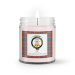 Soy Wax Candle - Buffalo Plaid Candle Clan Crest Badge Cameron Of Lochiel Ancient Tartan Plaid Soy Wax Candle, oil candle, candle handmade, wax candle, soy wax, nature wax, natural soy wax, natural soy candles, natural candle