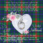 Rising Phoenix Necklace - Valentine Necklace Clan Aiton Ancient Tartan Gift for Girlfriend, Gift for My Wife Rising Phoenix Necklace