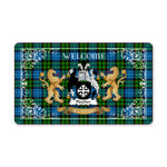 Doormat - Tartan Door Mat The Family Fletcher Ancient Welcome Mat, Plaid Doormat Scottish