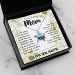 Opal Turtle Necklace - To My Mom - You Are The World Mother's Day Necklace