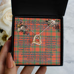 To My Beautiful Soulmate Necklace In Your Eyes I Have Found My Home Clan Munro Ancient Tartan Forever Love Necklace