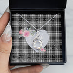 Rising Phoenix Necklace - Valentine Necklace Clan Menzies Modern Tartan Gift for Girlfriend, Gift for My Wife Rising Phoenix Necklace