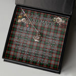 To My Beautiful Soulmate Necklace In Your Eyes I Have Found My Home Clan Lindsay Hunting Tartan Crown Pendant Necklace