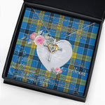 Gift For My Beautiful Girlfriend Necklace Valentine Necklace Clan Laing Tartan Cross Dancing Necklace Scottish Tartan Jewelry