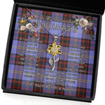 To My Beautiful Soulmate Sunflower Necklace In Your Eyes I Have Found My Home Clan Rutherford Tartan Jewelry For Girlfriend, Tartan Sunflower Pendant Necklace, Scottish Tartan Jewelry, valentine necklace, necklace girlfriend, necklace for wife, cute necklaces for girlfriend, jewelry for girlfriend, to my soulmate necklace, to my future wife necklace