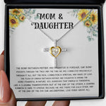 Cross Dancing Necklace - Mom Necklace, Mother Daughter Necklace, Gift For Mom, Mom Necklace, Birthday Gift Necklace