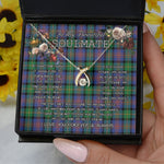 To My Beautiful Soulmate Necklace In Your Eyes I Have Found My Home Clan Logan Ancient Tartan Wishbone Dancing Necklace