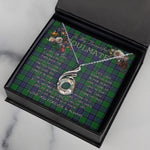 To My Beautiful Soulmate Necklace In Your Eyes I Have Found My Home Clan Graham of Menteith Tartan Rising Phoenix Necklace