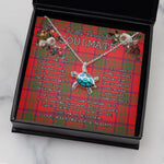 Sea Turtle Necklace To My Beautiful Soulmate Necklace In Your Eyes I Have Found My Home Clan Ross Tartan Blue Turtle Necklace